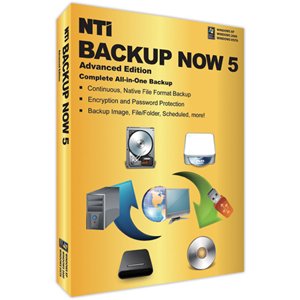 NTI Backup Now 5 Advanced Edition DVD Case