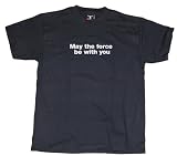 'May The Force Be With You' Star Wars Adult Short Sleeve T-Shirt (Assorted Styles and Colors Available)