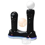 Dual Charging Station for Sony PlayStation 3 Move Controller, Black
