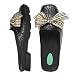 Oka b Mini Mule Shoes in Licorice w/London Plaid Ribbon