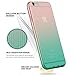 iPhone 6s Case,CLONG iPhone 6 6s Cover Colorful Clear Shell Slim Case Translucent Impact Resistant Flexible TPU Soft Bumper Case Protective Shell for Apple iPhone 6/6S 4.7 inch(Gradient Mint)