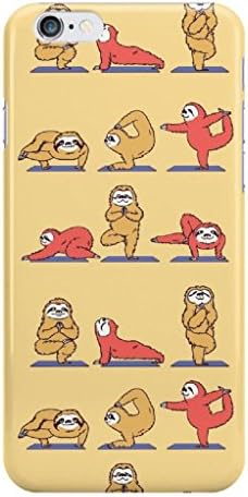 iPhone 6 Case, iPhone 6 Cases -Sloth Yoga Polycarbonate Hard Case Back Cover For iPhone 6 4.7 inch 3D.(You can send an email to us to change the type of model you need.)