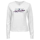Reebok New York Giants Ladies White Jennifer Long Sleeve T-shirt