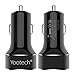 Type C Car Charger,Yootech 30W Dual USB Car Charger with Type C and Quick Charge 2.0 Port for LG G5,Nexus 5X,Nexus 6P and Other Support Device[Include Type C Cable]