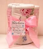 My Baby Sam Pink Burp Cloth 3-Pack