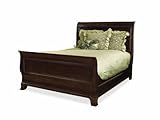 King Wood Sleigh Bed - CLOSEOUT by Hooker Furniture - Dark Wood (1004-91286 ....
