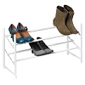 Honeymark 2-tier expandable shoe rack