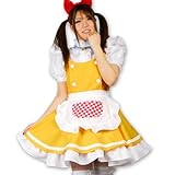 New ドラミちゃん風☆チェックポケットねこメイド (Mサイズ)