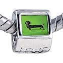 Weiner Dog Beads - Pandora Bead & Bracelet Compatible