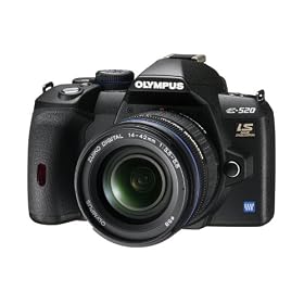 Olympus Evolt E520 10MP Digital SLR Camera with Image Stabilization w/ 14-42mm f/3.5-5.6 Zuiko Lens