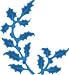 Creatables Die Cutting and Embossing Stencils - Holly Branches LR0244, for the Cuttlebug