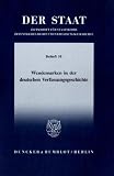 Produkt-Bild: Wendemarken in der deutschen Verfassungsgeschichte: Tagung der Vereinigung f&uuml;r Verfassungsgeschichte in Hofgeismar vom 11. 3. - 13. 3. 1991