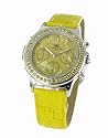 MC Damenarmbanduhr Chronograph Lederband 25193