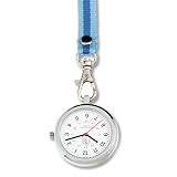Nurse Lanyard Medical Watch Necklace Military Time~Blue (Health and Beauty)