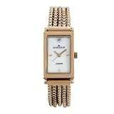 411LSbAdxoL. SL160  AK Anne Klein Womens 109414MPGB Diamond Accented Gold Tone Chain Bracelet Watch