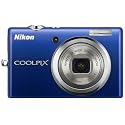Nikon Coolpix S570 12MP Digital Camera with 5x Wide Angle Electronic Vibration Reduction (VR) Zoom and 2.7-Inch LCD (Blue)