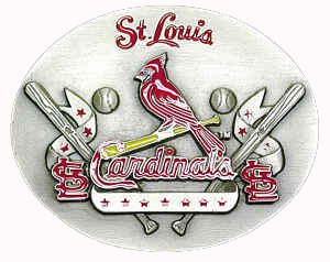 MLB St. Louis Cardinals Belt Buckle