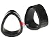 Oblong Triangle Double Flared Horn Tunnels 10mm 00g NEW