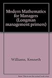 Modern mathematics for managers