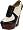 N.Y.L.A. Women's Frente Oxford,Bone/Black,6 M US