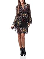 Peace & Love Vestido (Negro / Multicolor)