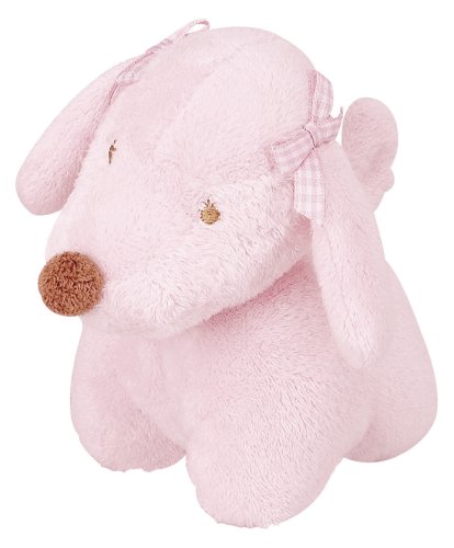 Angel Dear Pink Poodle Rattle & Squeaker Toy