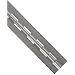 Stainless Steel 316 Continuous Hinge Without Holes, Unfinished