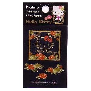 Sanrio Hello Kitty Maki-E Stickers - Red (2008)