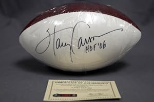 Harry Carson Signed Official Wilson Football Giants Pro Football HOF COA