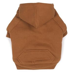 Brown fleece hoodie for Dogs