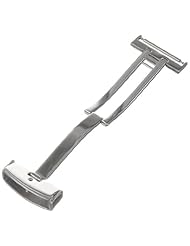 Hadley-Roma Unisex BKL300W-18MM 18-mm Stainless Steel Deployment Buckle