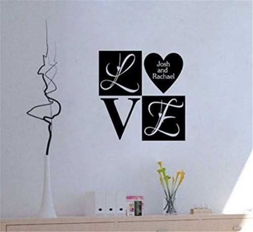 Meritina Environmental Removable English Name of Love Decorated Living Room Sofa Bedroom PVC the Master Bedroom Wall Decorative Stickers