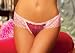Shirley of Hollywood SB SOH-27, Sequin Valentine's day open front panty. O/S Black/Red