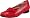 Red Luminous Suede