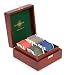 4 Compartment Mahogany Style Gift Pack