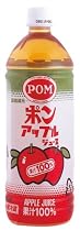 (お徳用ボックス) ポン透明アップルジュース1L&times;6本