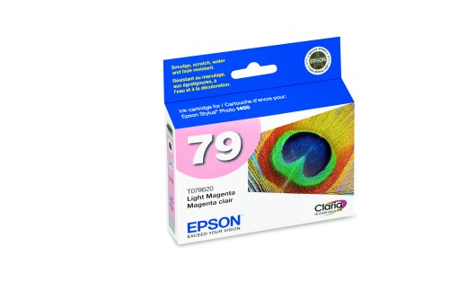 Epson 79 Light Magenta Claria Hi-Definition Ink Cartridge for Stylus Photo 1400