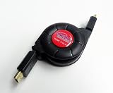 Premium High Speed HDMI Retractable Cable with Ethernet, 1.3 meters (4.25 feet)