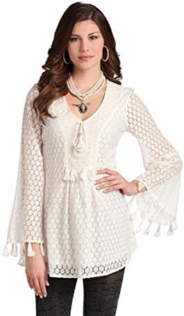 Rancho Estancia Ariel Iced Crochet Tunic