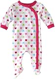 Gerber Baby-Girls Newborn 1 Pack Hearts Side-Snap Bodysuit