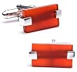 Carnelian Slab Cufflinks