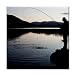 Fly Fishing Scenic Nature Photo Ceramic Tile Coaster Great Gift Idea