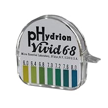 Micro Essential Lab Hydrion pH Test Paper Dispenser, Single Roll