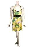 EVA FRANCO Flamingo Tank Dress in Yellow