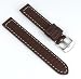 Minott Basel Ersatzband Uhrenarmband Leder Dunkelbraun 18mm Basel18-dunkelbraunS