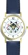Birman Cat Mom and Kittens with Roses Cat - JP - WATCHBUDDY&reg; DELUXE TWO-TONE THEME WATCH - Arabic Numbers - Blue Leather Strap-Children's Size-Small ( Boy's Size & Girl's Size )