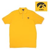 Iowa Hawkeyes NCAA Classic Pique Polo Shirt (Gold)
