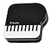 niceeshop(TM) Piano Design Invisible Contact Lenses Box Case,Black&White