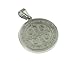 16 MM Solid Round - Saint Benedict Medal - Medalla San Benito 0.63 Inches Diam