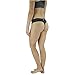 adidas Women's Thong Underwear, Black/Matte Silver, Medium/Large